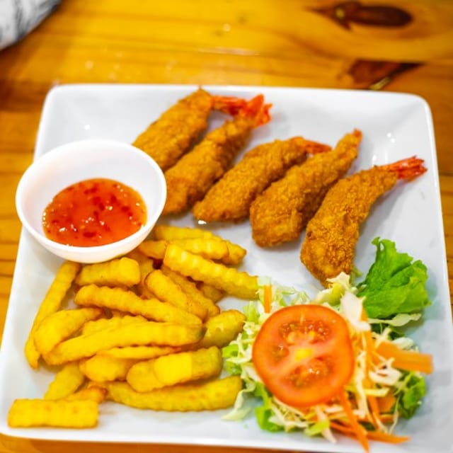 Fantail Shrimp Basket.