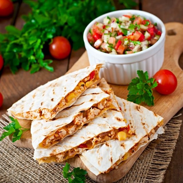 Chicken Bacon Ranch Quesadilla.