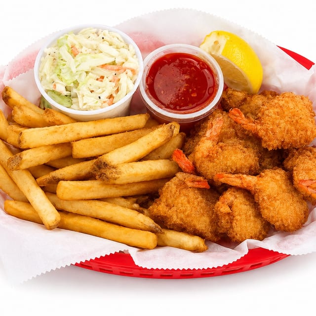 Fantail Shrimp Basket.