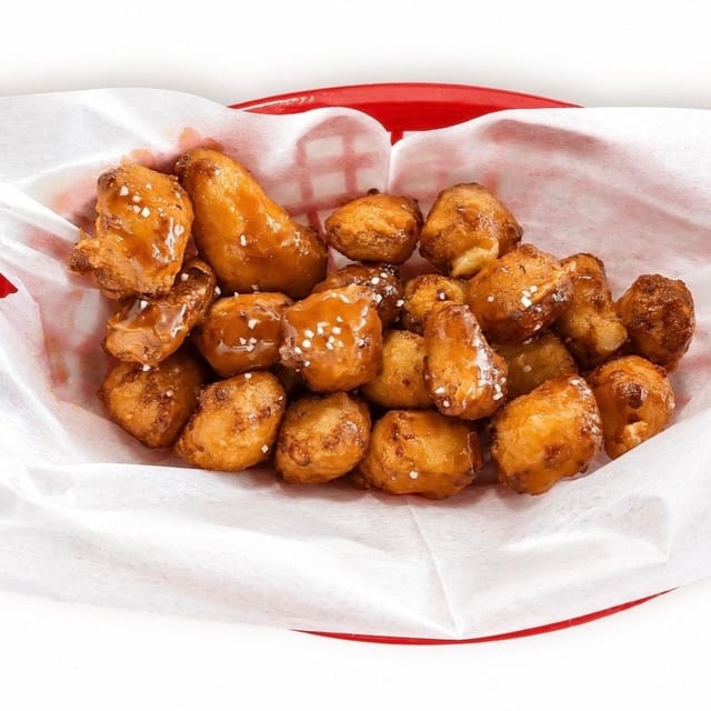 Salted Caramel Cheese Curds.
