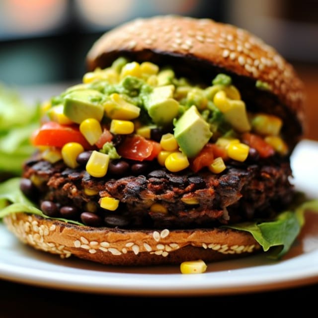 Black Bean Burger.