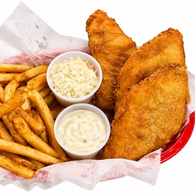 Fish & Chips Basket.
